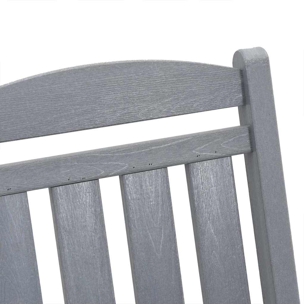Sodo supamoji kėdė Šviesiai pilka 92 x 70 x 108cm HDPE