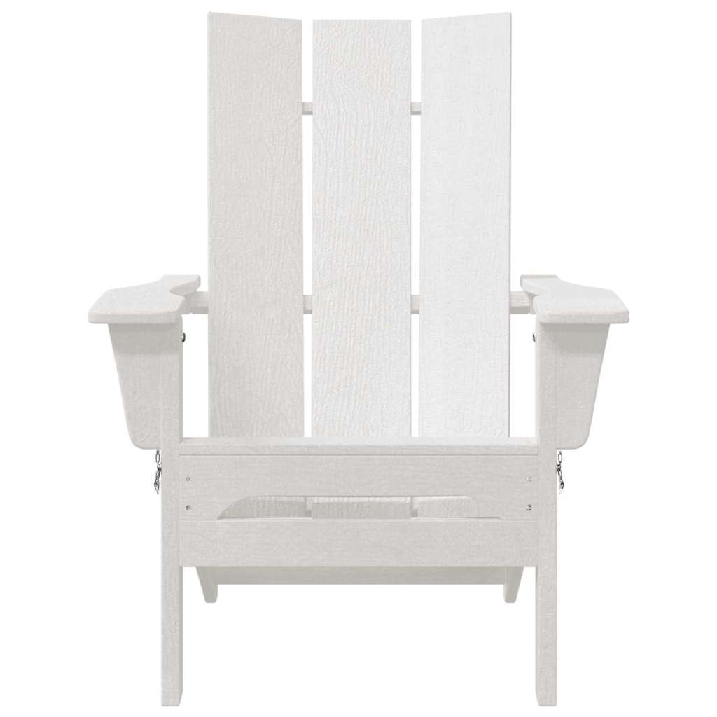 Sulankstoma Adirondack kėdė Balta 74.5 x 80.5 x 90cm HDPE
