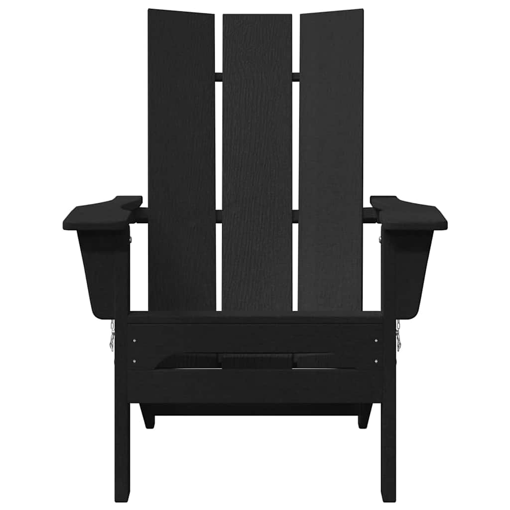Sulankstoma Adirondack kėdė Juoda 74.5 x 80.5 x 90cm HDPE