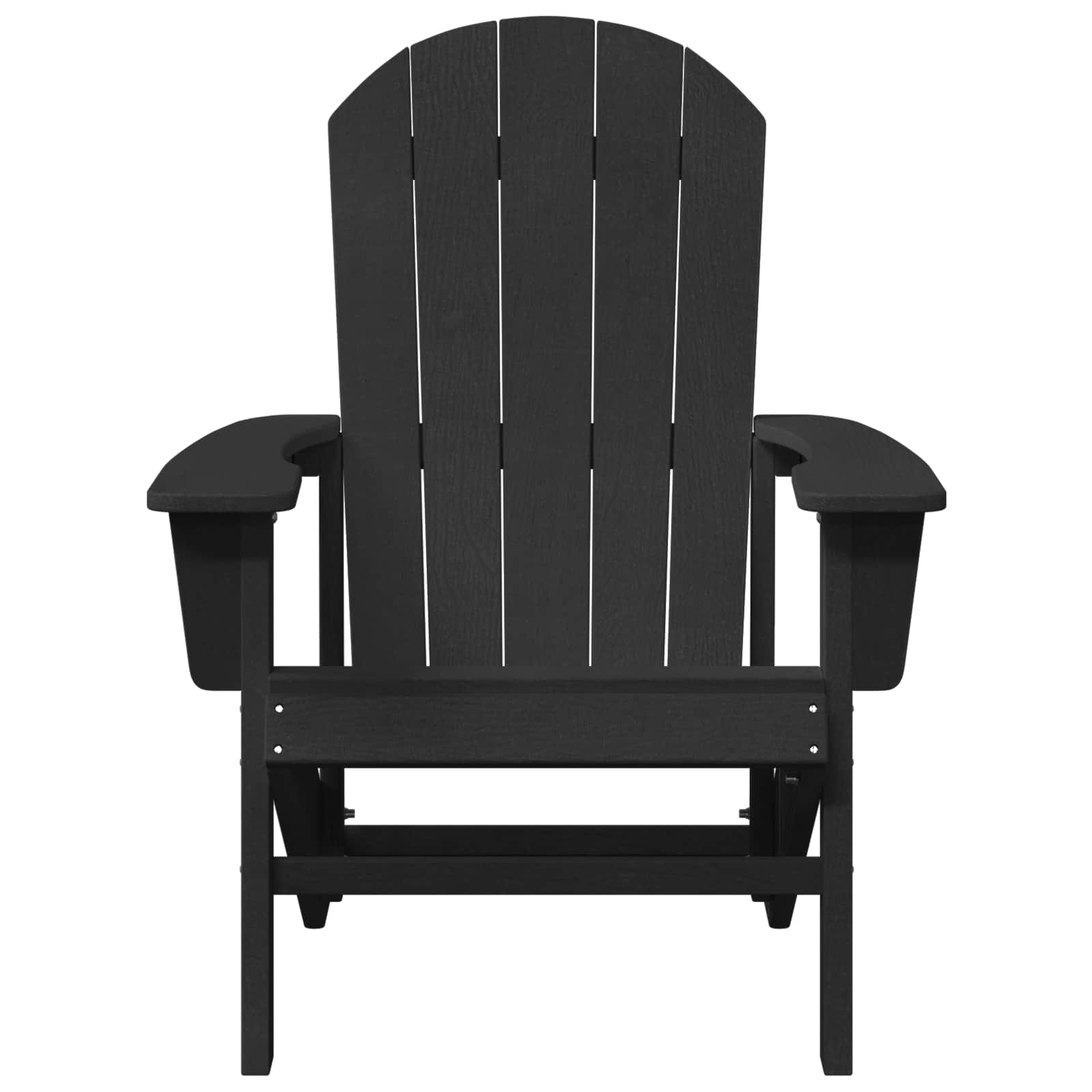 Adirondack kėdė Juoda 82 x 74 x 92 cm HDPE