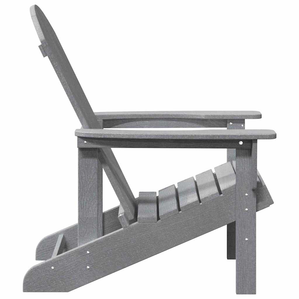 Adirondack kėdė Šviesiai pilka 82 x 74 x 92 cm HDPE