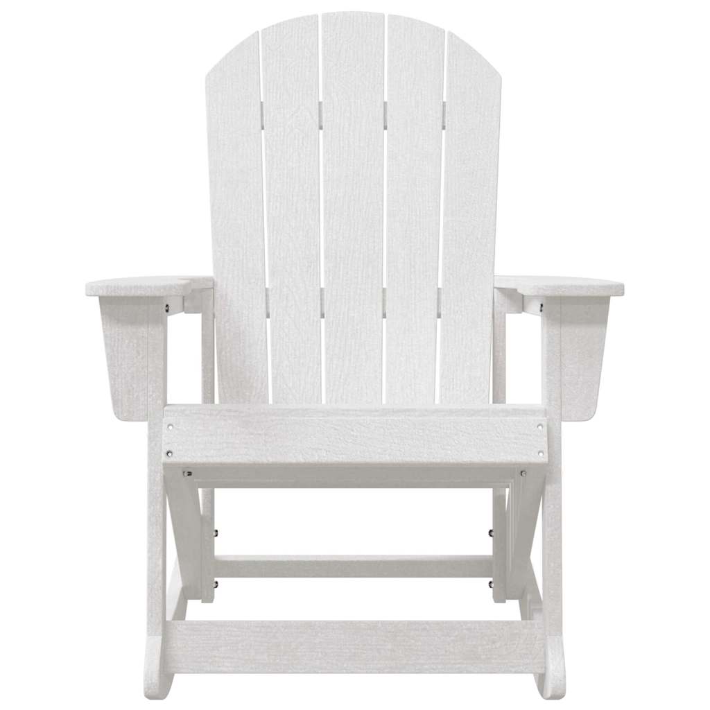 Adirondack supama kėdė Balta 92 x 73,5 x 92 cm HDPE