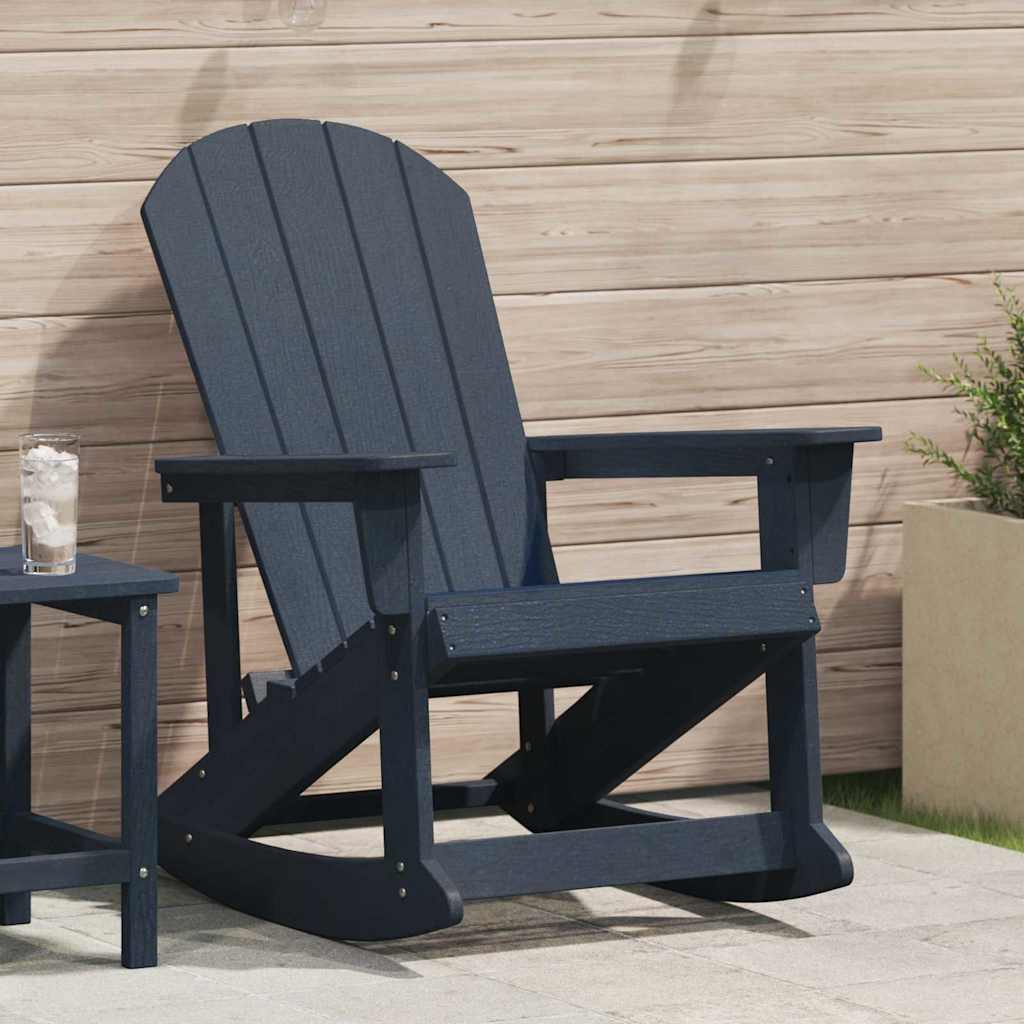 Adirondack supama kėdė Jūrinė mėlyna 92 x 73,5 x 92 cm HDPE