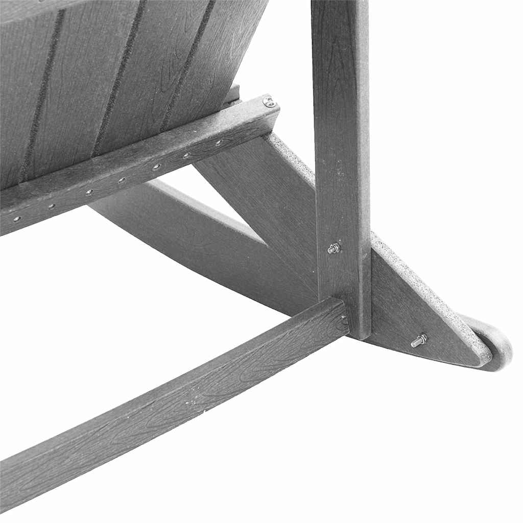 Adirondack supama kėdė Šviesiai pilka 73.5 x 92 x 90cm HDPE