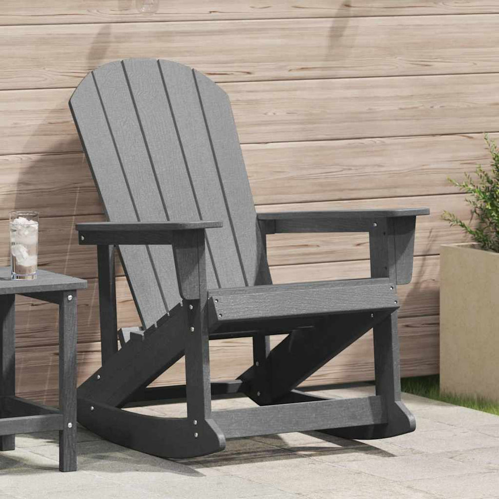 Adirondack supama kėdė Šviesiai pilka 73.5 x 92 x 90cm HDPE