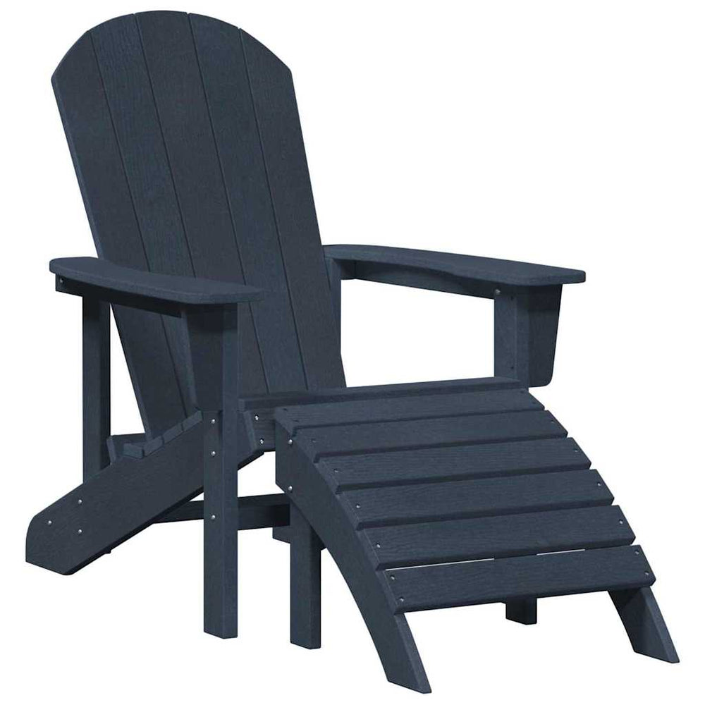 Adirondack kėdė Jūrinė mėlyna 82 x 74 x 92 cm HDPE