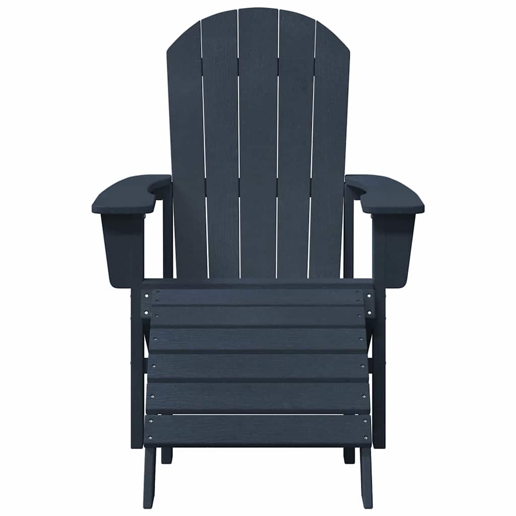Adirondack kėdė Jūrinė mėlyna 82 x 74 x 92 cm HDPE