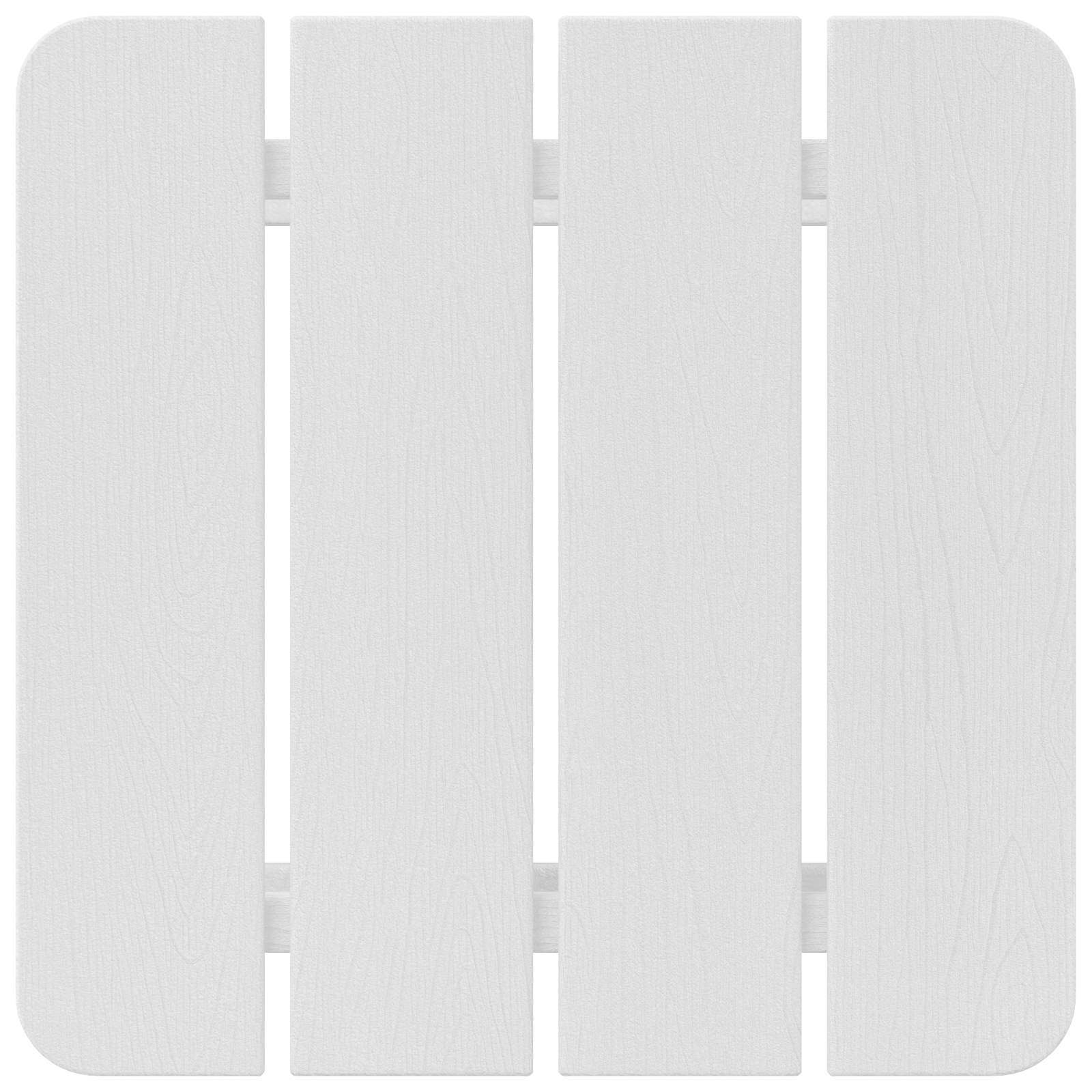 Adirondack šoninis staliukas Balta 38 x 38 x 46 cm HDPE