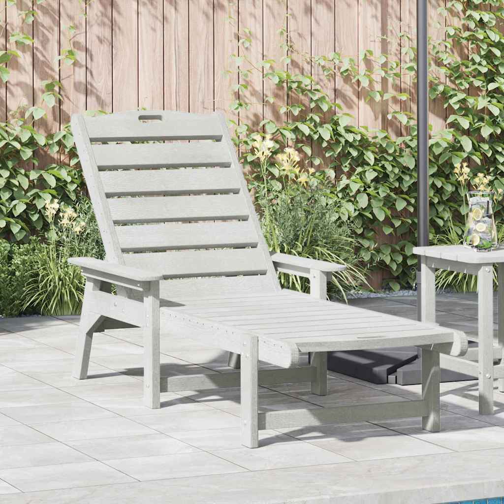 Saulės gultas Balta 73.5 x 92 x 90cm HDPE