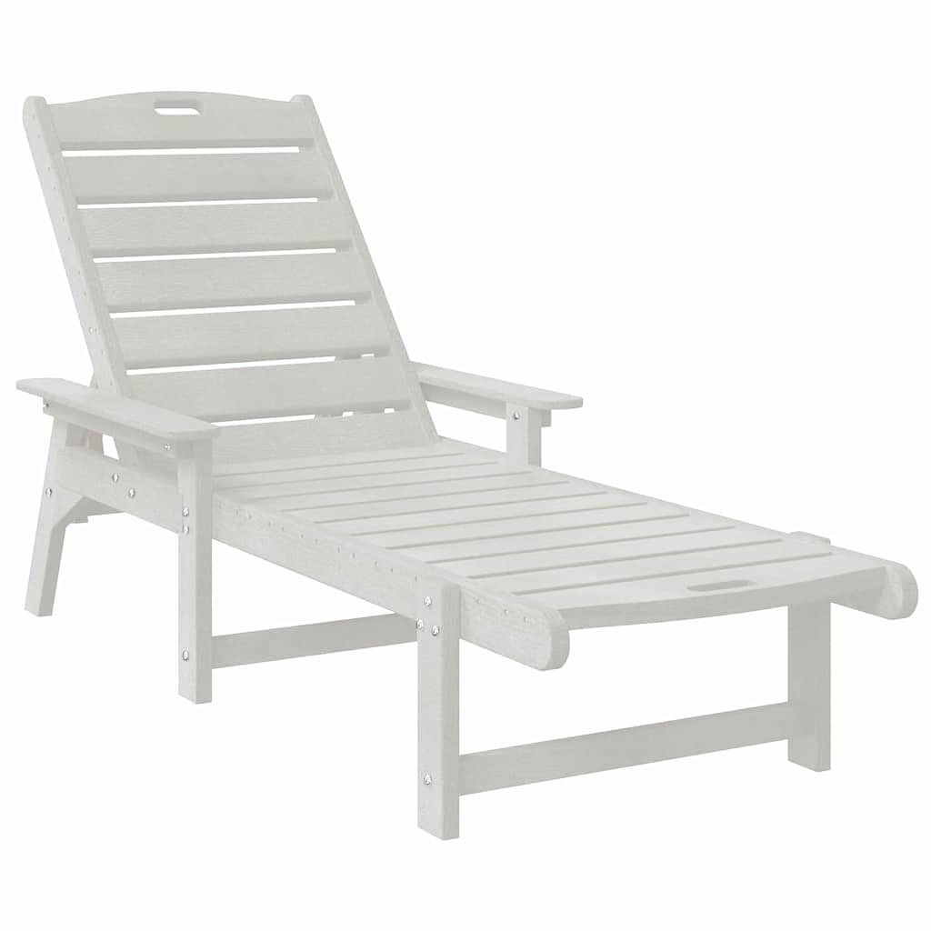 Saulės gultas Balta 73.5 x 92 x 90cm HDPE