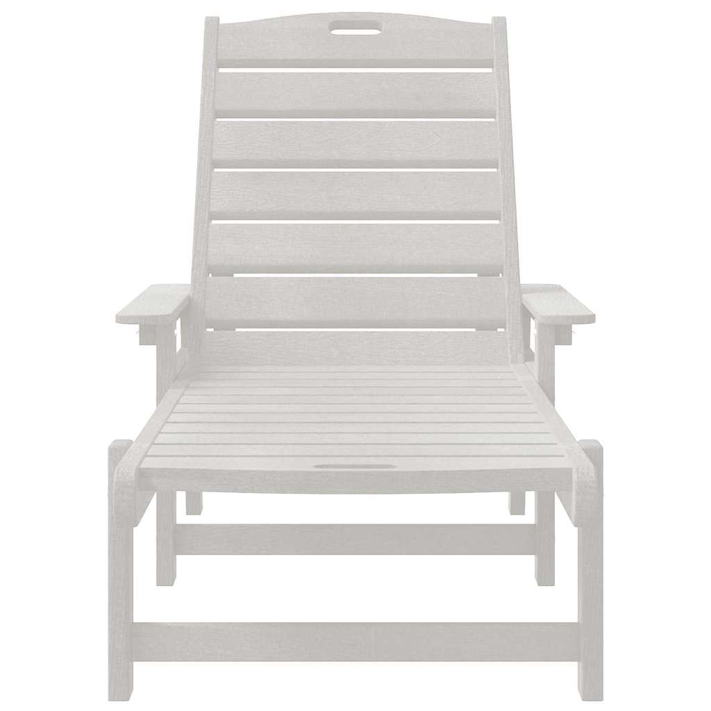 Saulės gultas Balta 73.5 x 92 x 90cm HDPE
