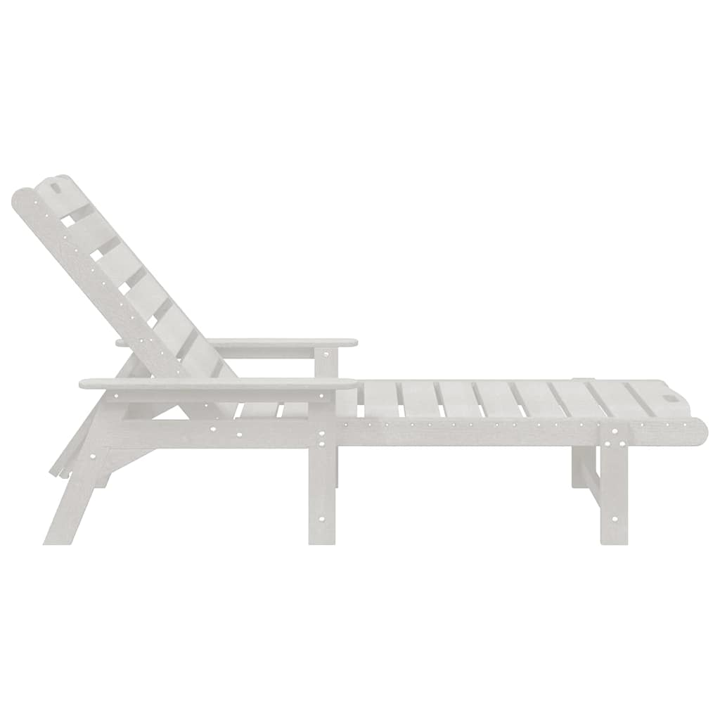 Saulės gultas Balta 73.5 x 92 x 90cm HDPE