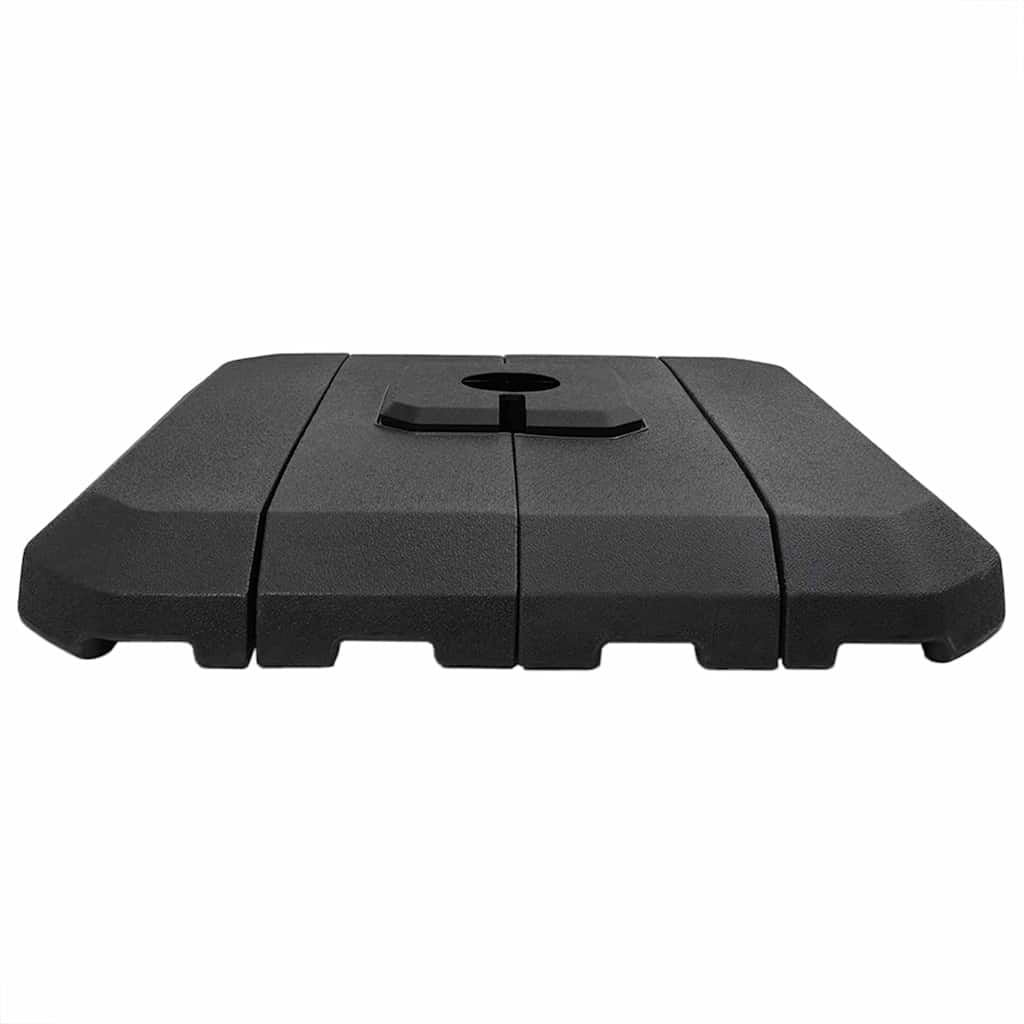 Kantilevro pavėsinės pagrindo rinkinys 4 pcs Juoda