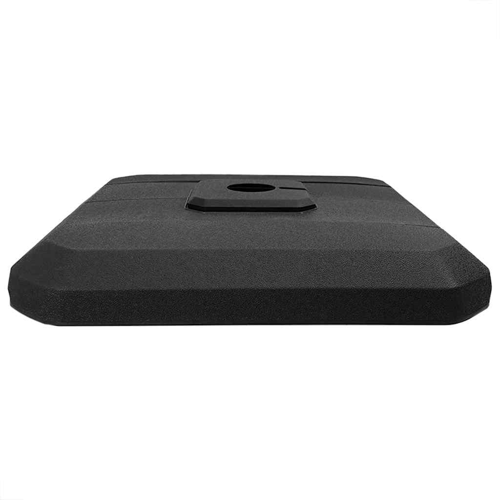 Kantilevro pavėsinės pagrindo rinkinys 4 pcs Juoda