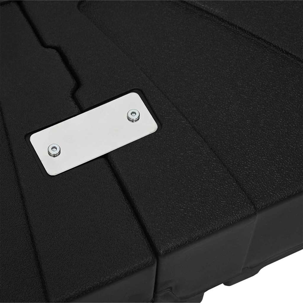Kantilevro pavėsinės pagrindo rinkinys 2 pcs Juoda