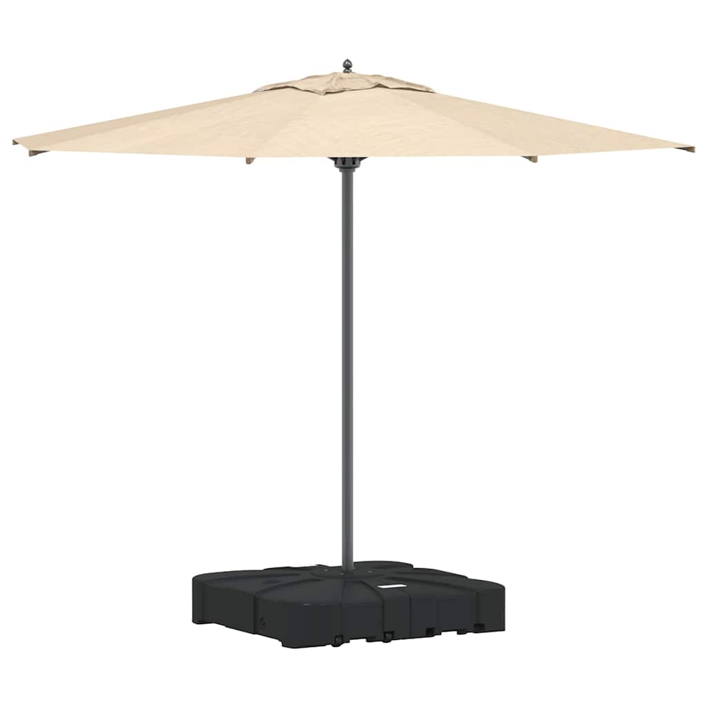 Kantilevro pavėsinės pagrindo rinkinys 2 pcs Juoda