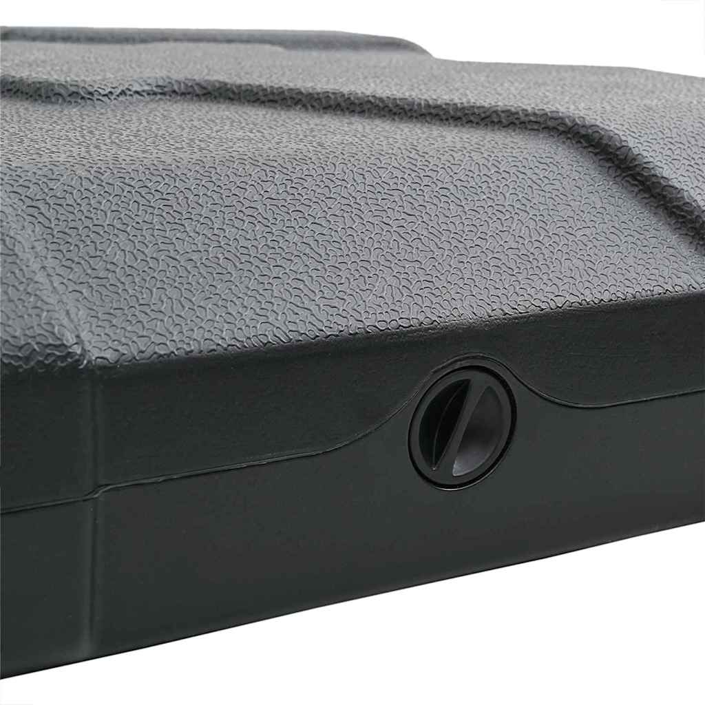 Skėčio pagrindo rinkinys 2 pcs Juoda 88.5 x 88.5 x 12 cm