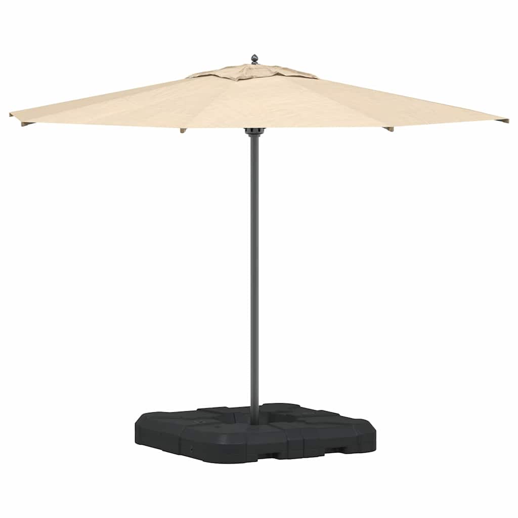 Skėčio pagrindo rinkinys 2 pcs Juoda 88.5 x 88.5 x 12 cm