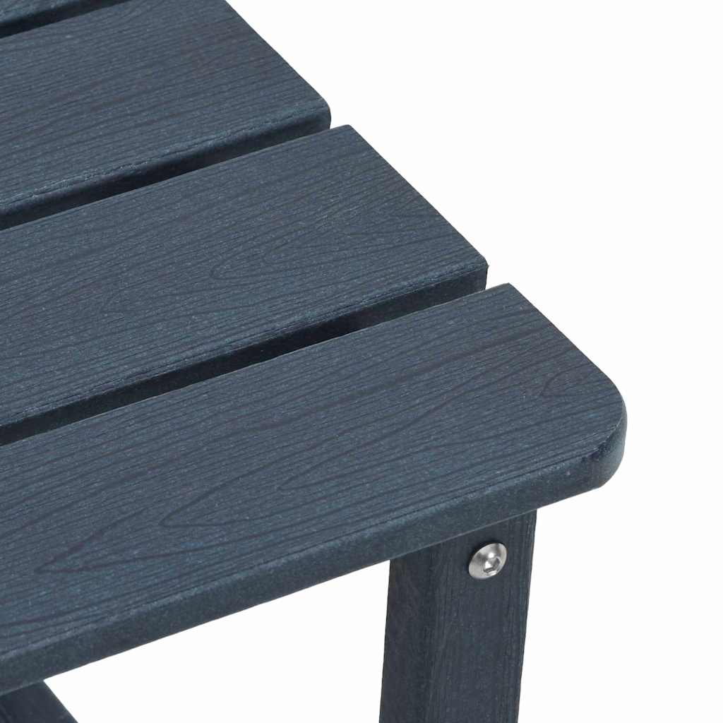 3 dalių sodo poilsio komplektas Tamsiai mėlyna HDPE