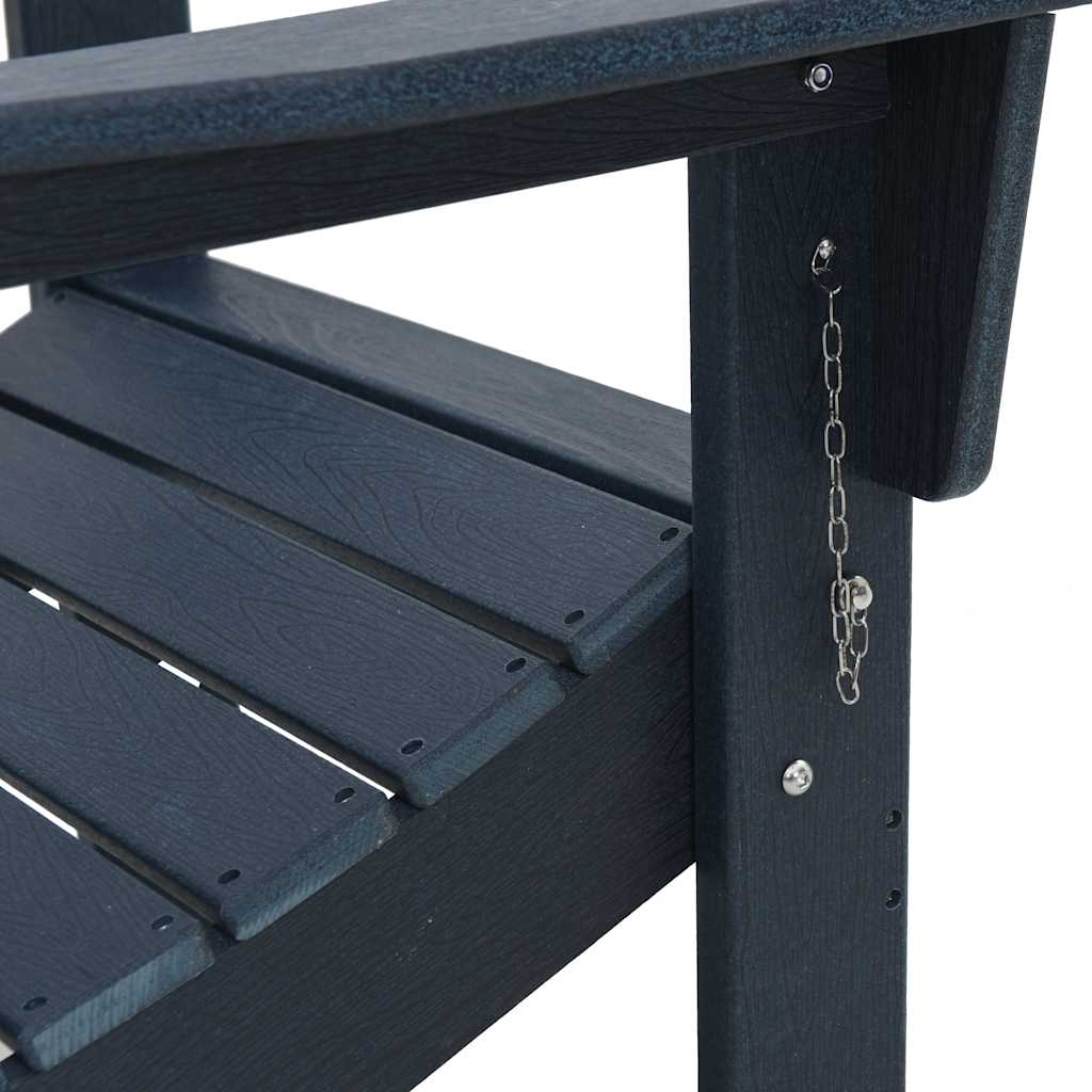 Garden Lounge Set 2 pcs Dark blue 74.5 x 80.5 x 90cm