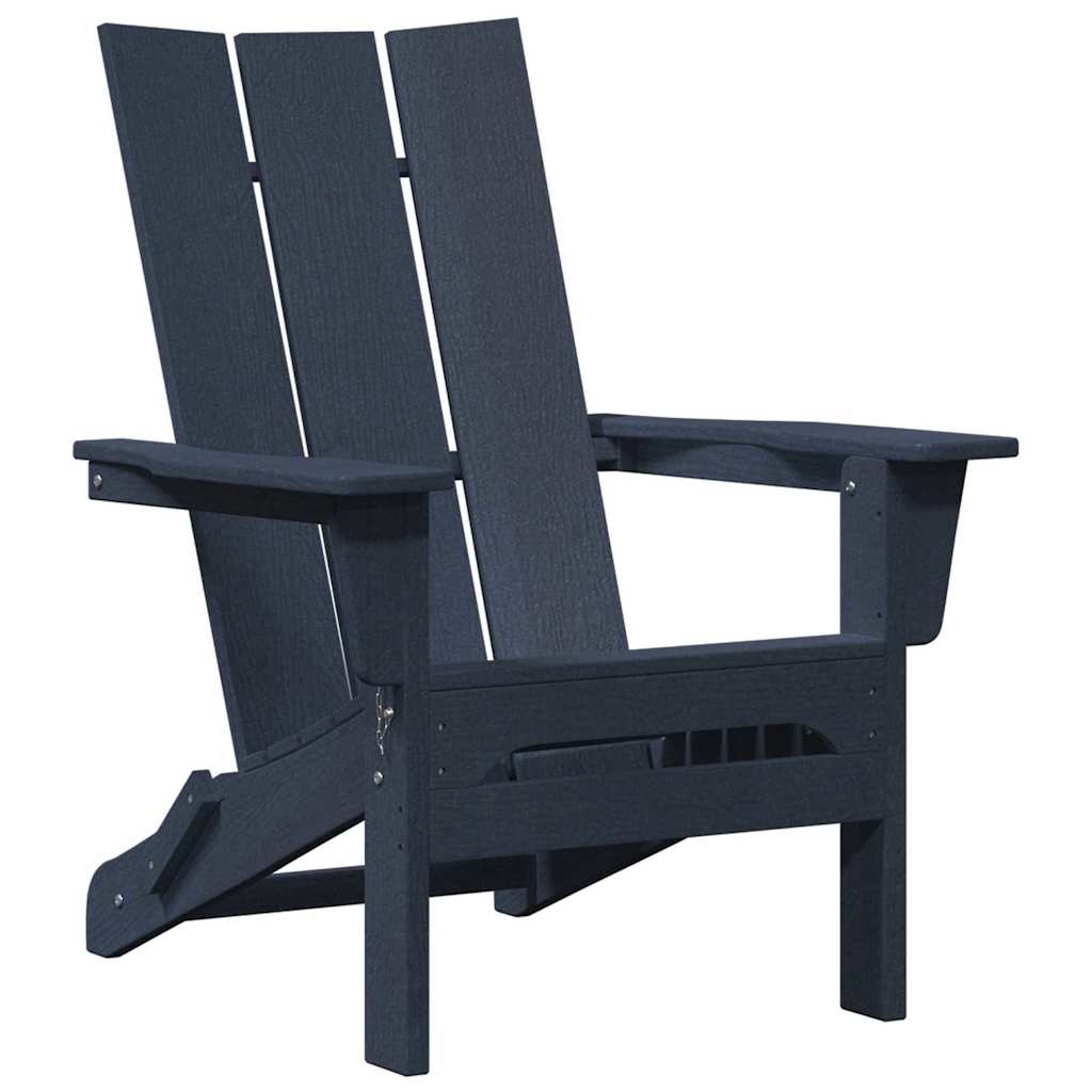 Garden Lounge Set 2 pcs Dark blue 74.5 x 80.5 x 90cm