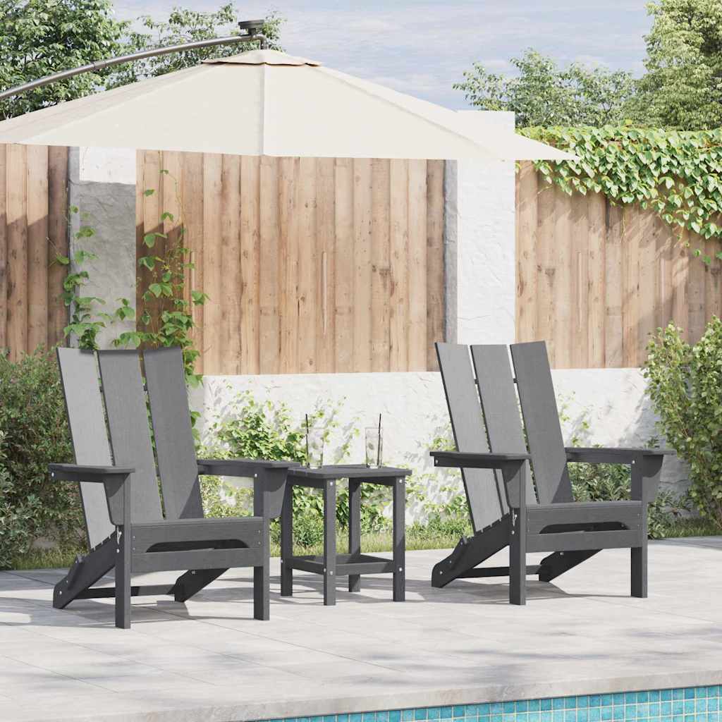 Sodo poilsio baldai 2 pcs Šviesiai pilka 74.5 x 80.5 x 90cm