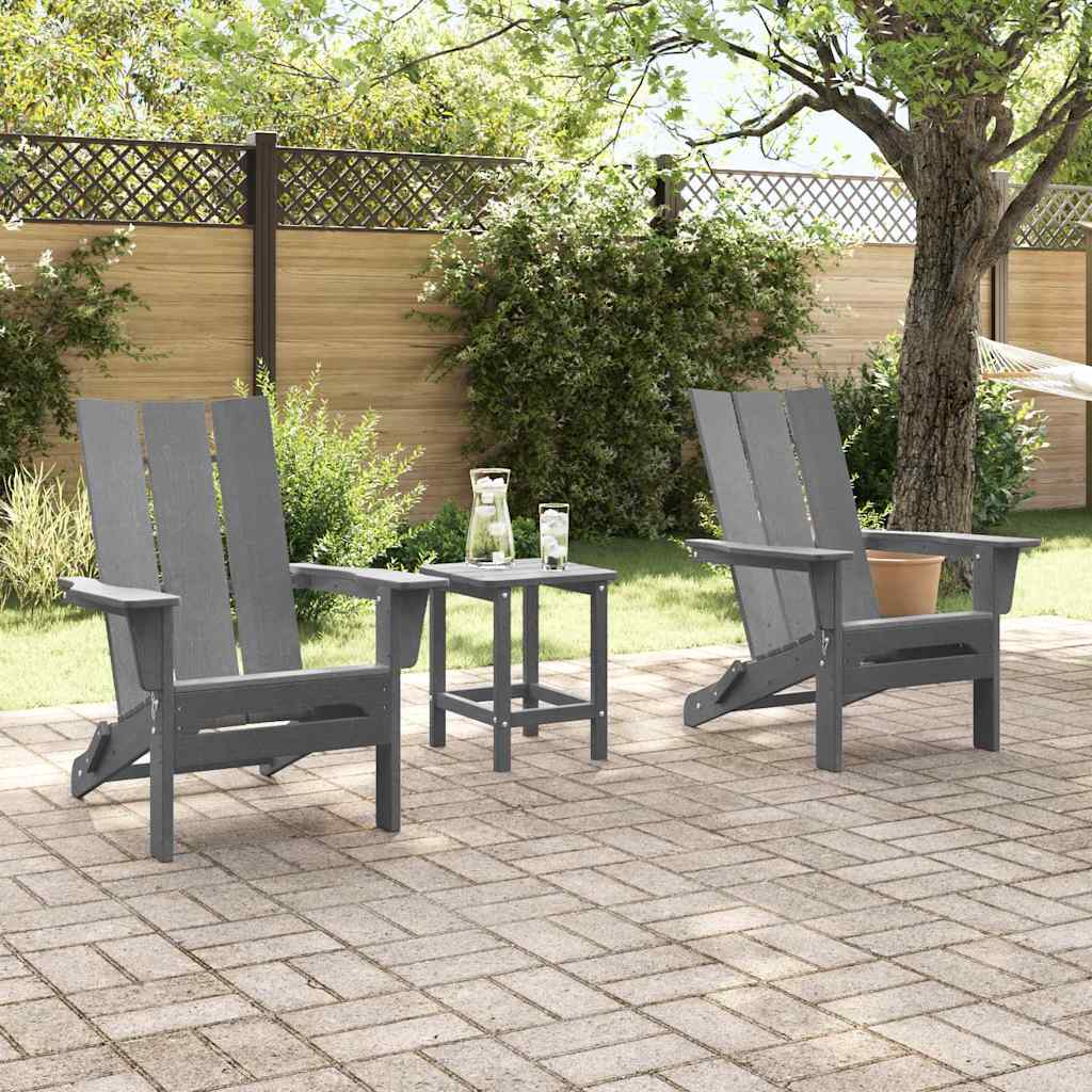 Sodo poilsio baldai 2 pcs Šviesiai pilka 74.5 x 80.5 x 90cm