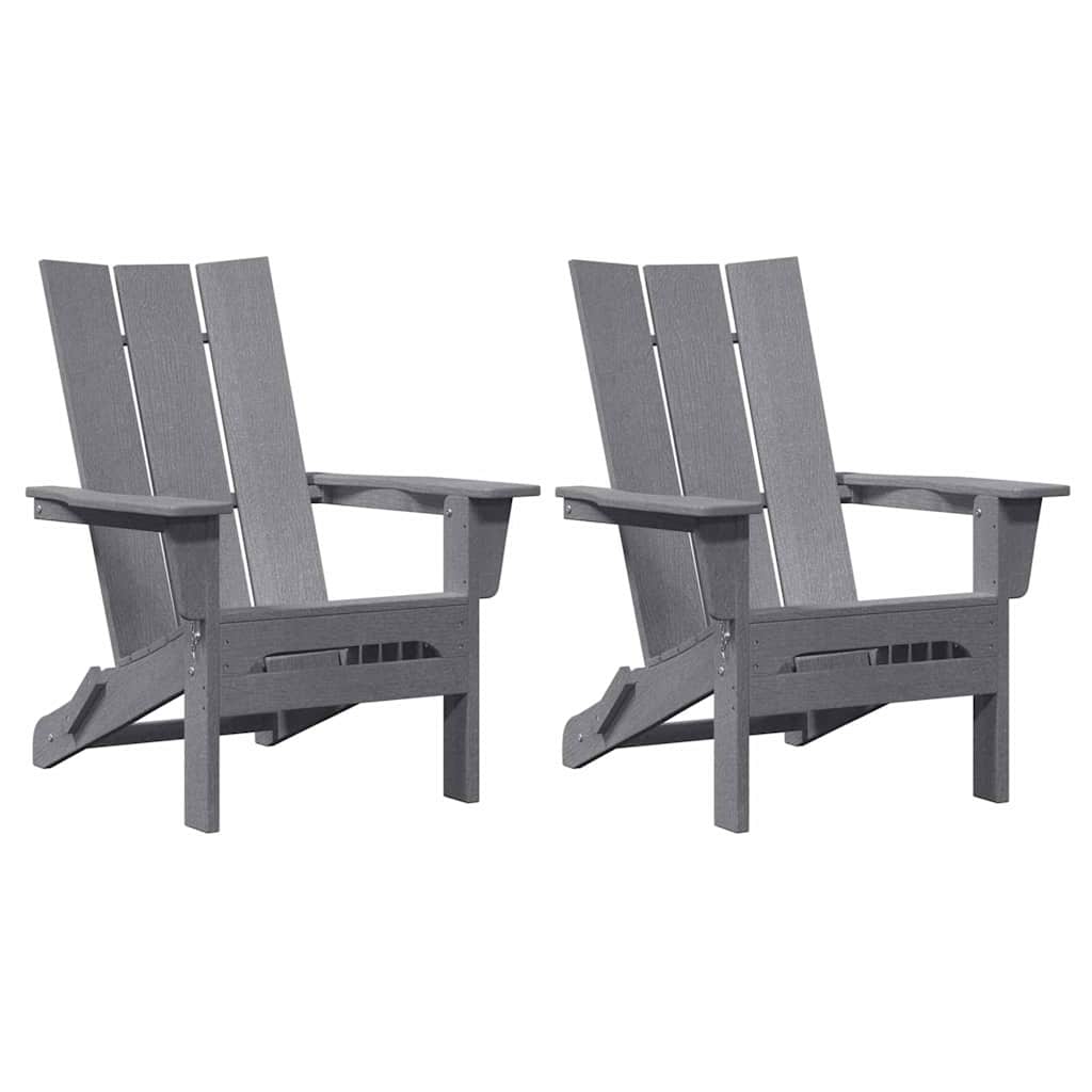 Sodo poilsio baldai 2 pcs Šviesiai pilka 74.5 x 80.5 x 90cm