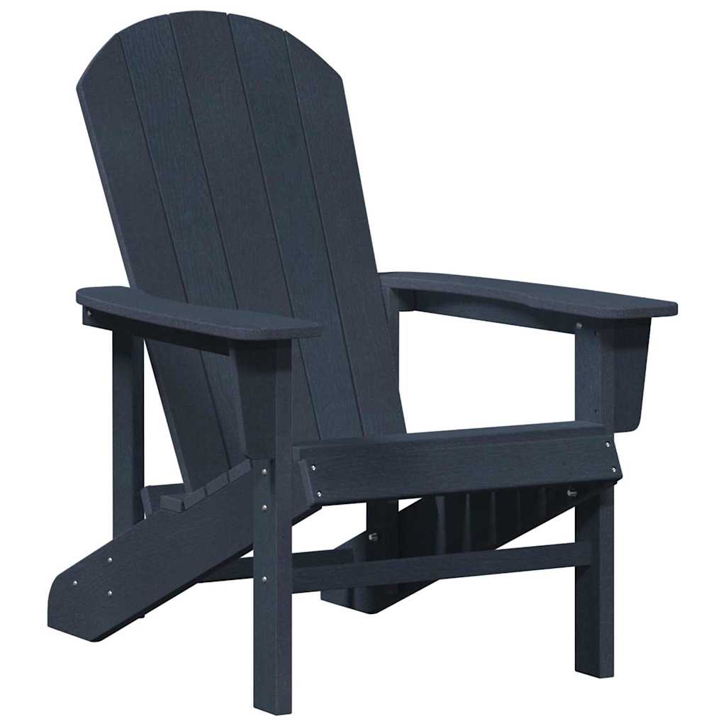 Adirondack kėdės 2 vnt. Tamsiai mėlyna 74x82x90 cm HDPE