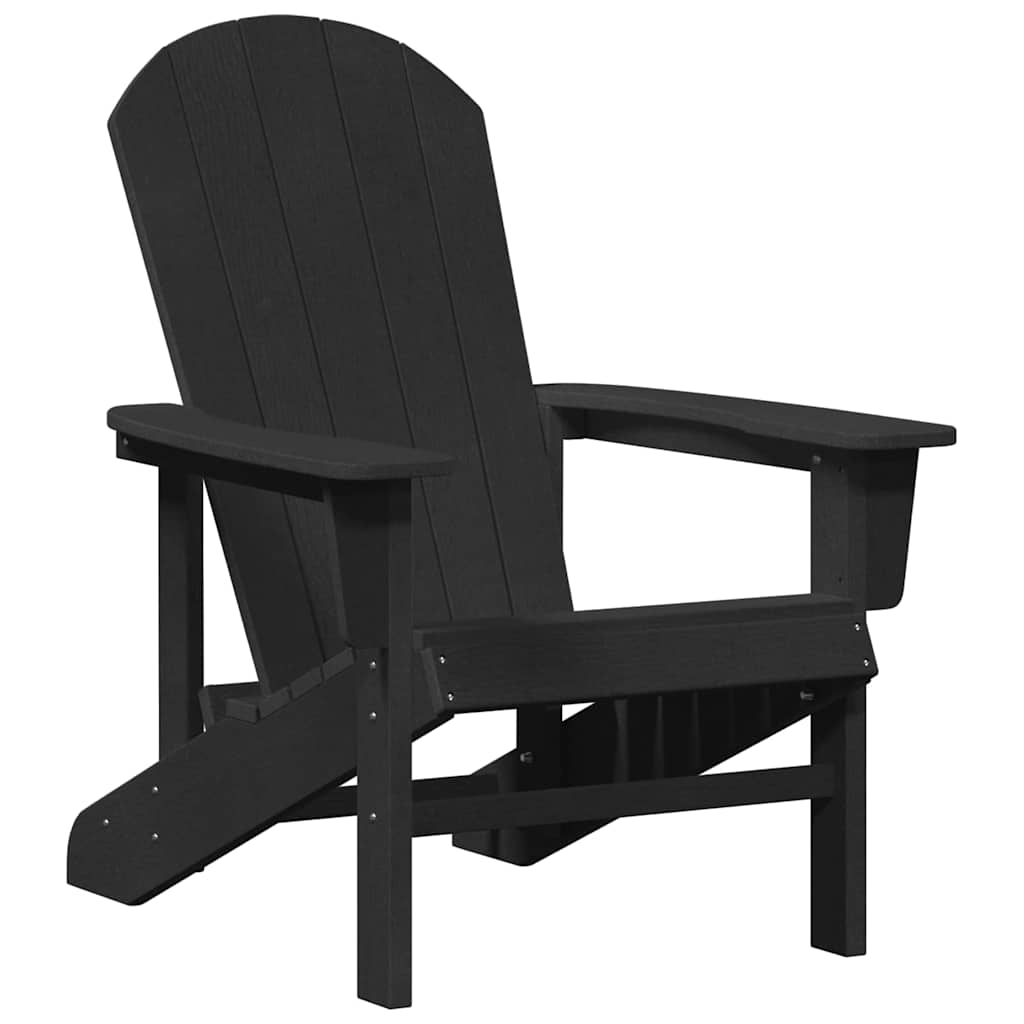 Sodo Kėdė 2 pcs Juoda 82 x 74 x 92 cm Polietilenas