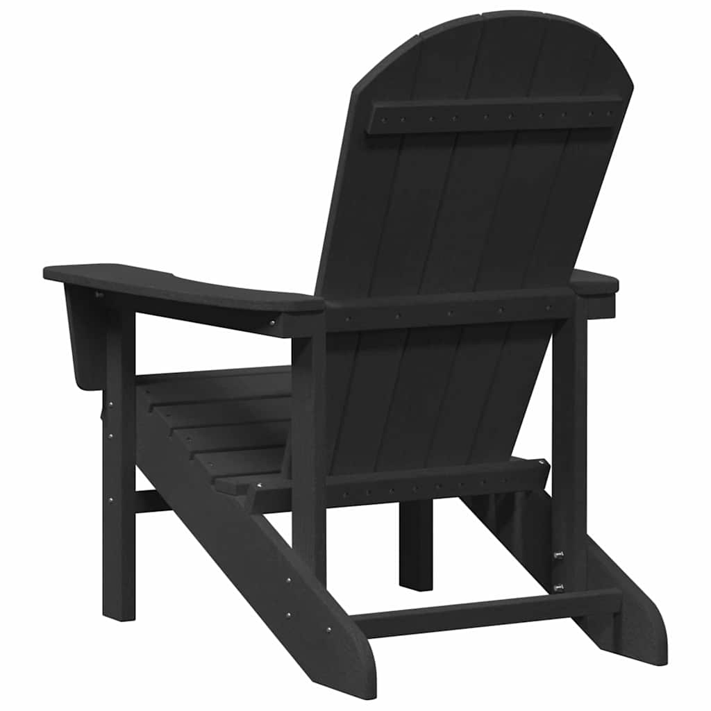 Sodo Kėdė 2 pcs Juoda 82 x 74 x 92 cm Polietilenas