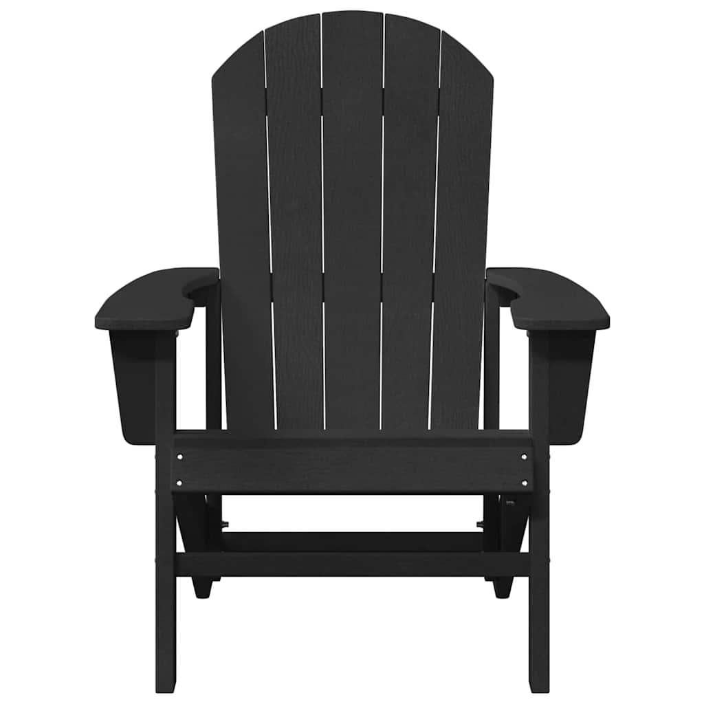Sodo Kėdė 2 pcs Juoda 82 x 74 x 92 cm Polietilenas