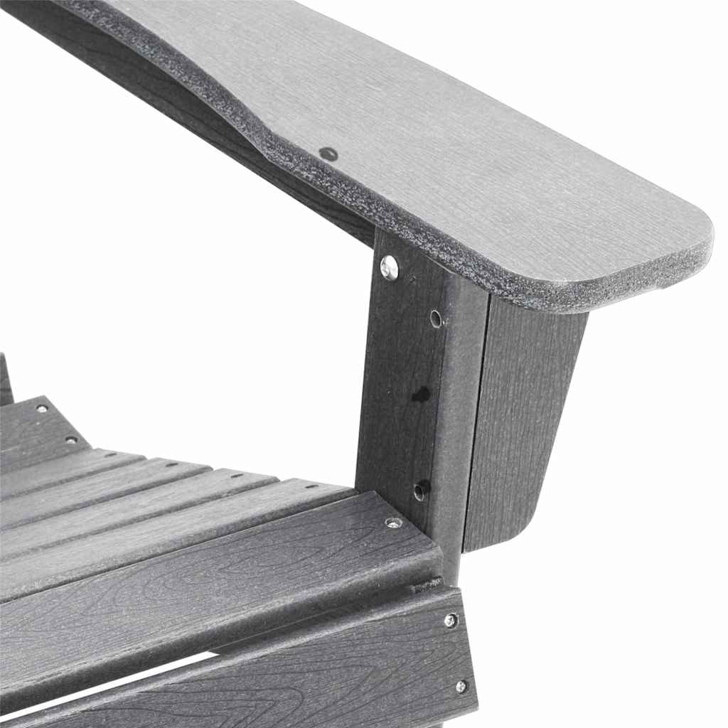 Adirondack Chairs 2 pcs Light Grey 74x82x90 cm HDPE