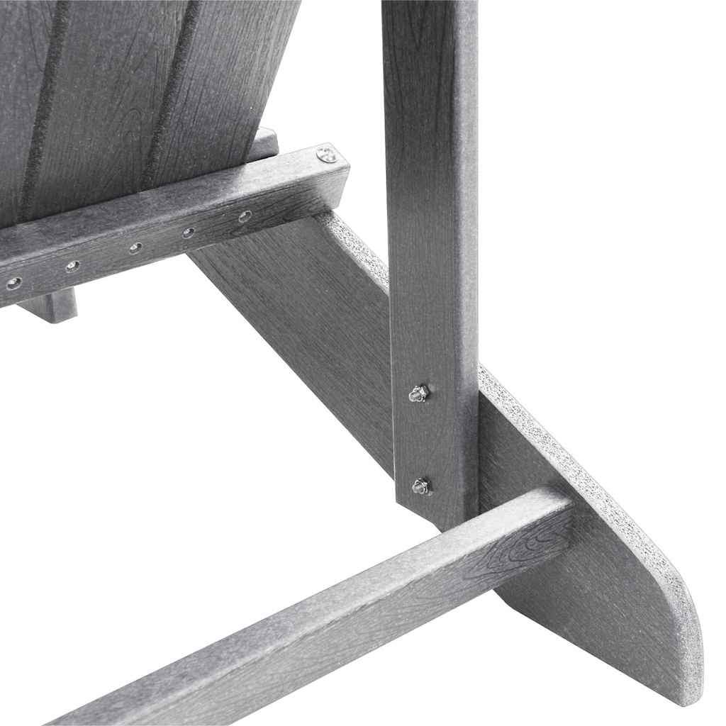 Adirondack Chairs 2 pcs Light Grey 74x82x90 cm HDPE