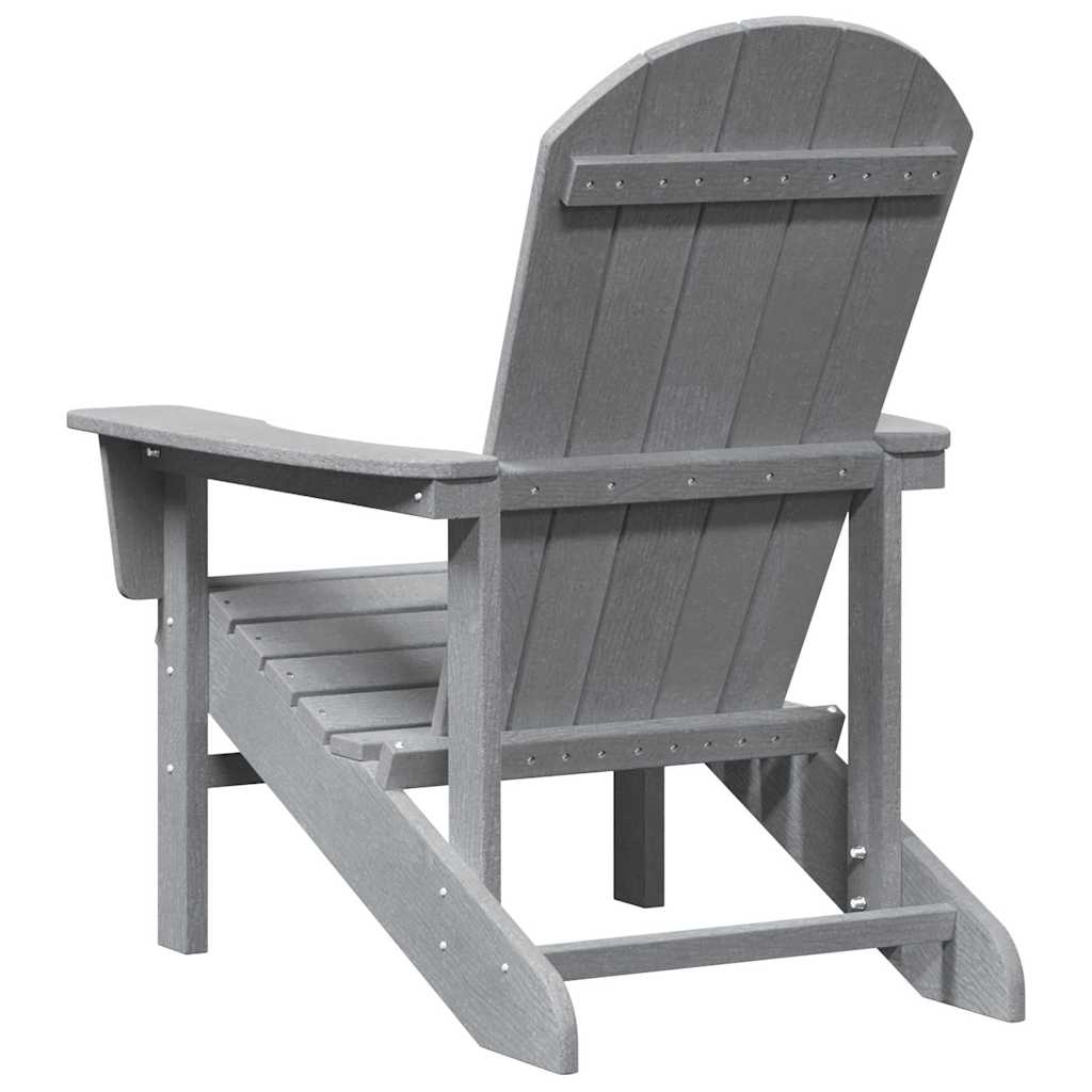Adirondack Chairs 2 pcs Light Grey 74x82x90 cm HDPE