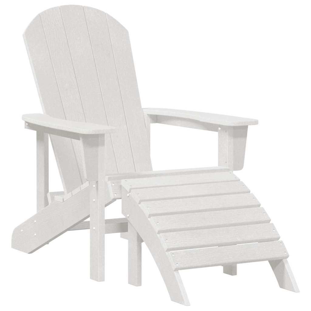 Sodo Kėdė 3 pcs Balta Polietilenas