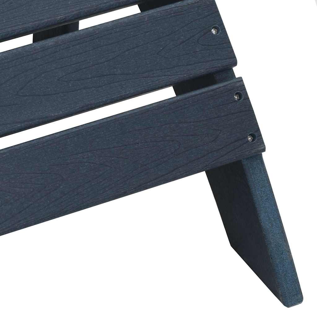 3 dalių Sodo poilsio komplektas Tamsiai mėlyna HDPE