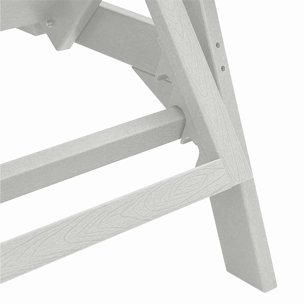 saulės gultai 2 vnt. balta 162x53x98.5 cm HDPE