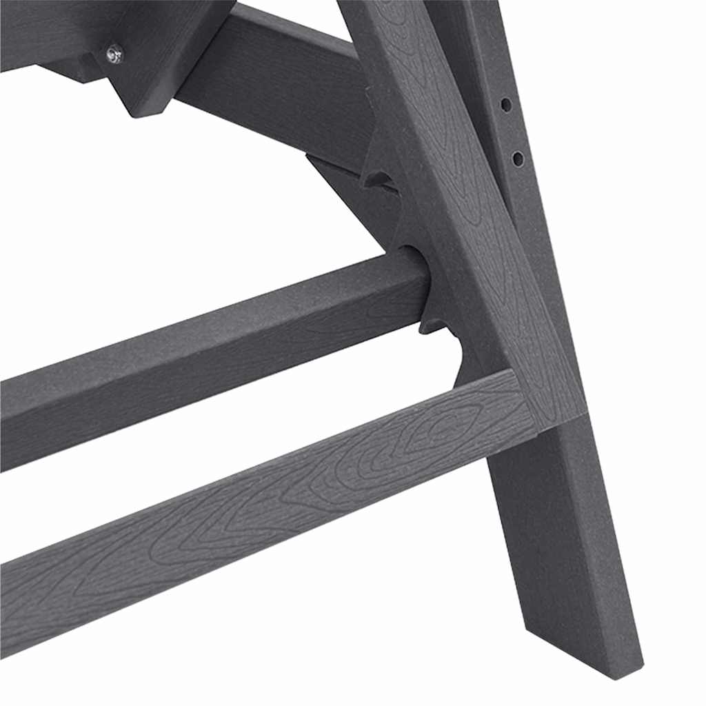 saulės gultai 2 vnt. Šviesiai pilka 162x53x98.5 cm HDPE
