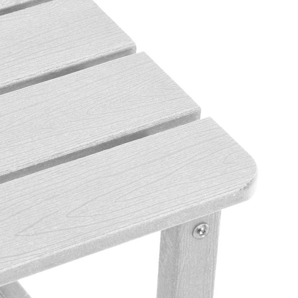 Sun Lounger 3 pcs White Polyethylene
