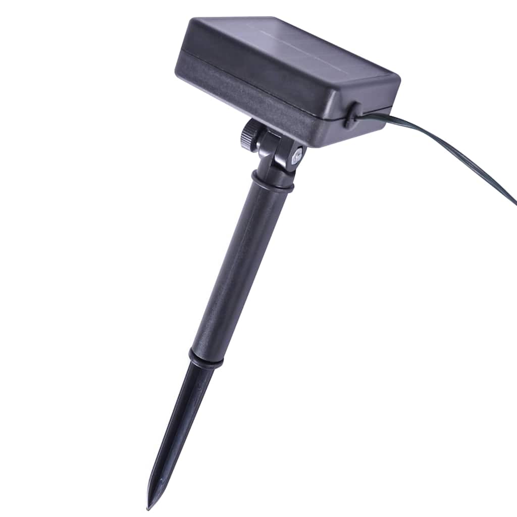 Dirbtiniai buksmedžio krūmai su LED lemputėmis 2vnt. žalia 45cm