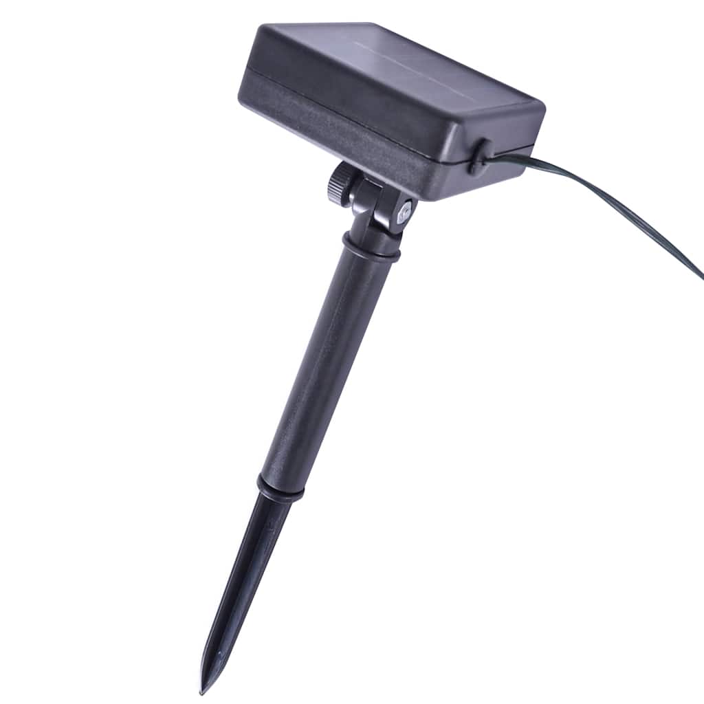 Dirbtiniai buksmedžio krūmai su LED lemputėmis 2vnt. žalia 47cm