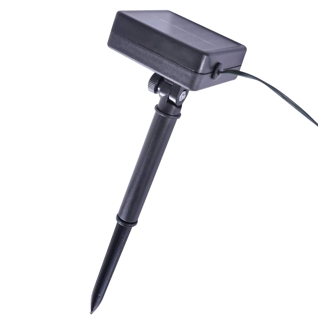 Dirbtiniai buksmedžio krūmai su LED lemputėmis 2vnt. žalia 22cm