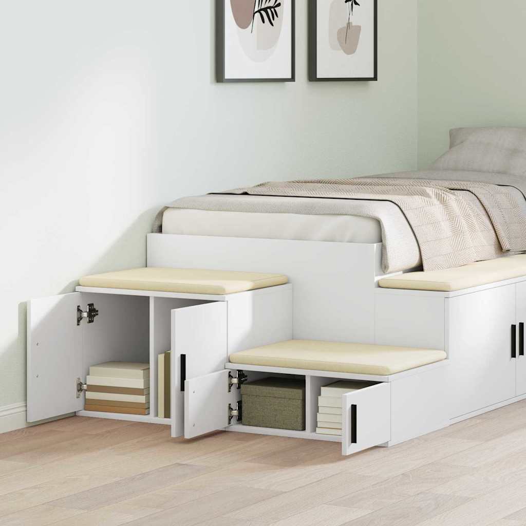 Oppbevaringsskap 2 pcs Balta 127 x 41 x 40 cm Apdirbta mediena