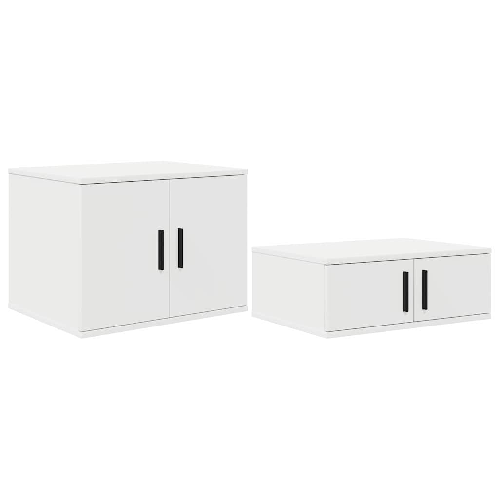 Oppbevaringsskap 2 pcs Balta 127 x 41 x 40 cm Apdirbta mediena