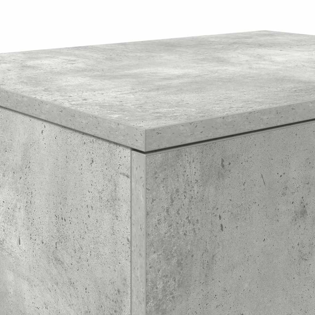 Oppbevaringsskap 2 pcs Betono pilka 127 x 41 x 40 cm