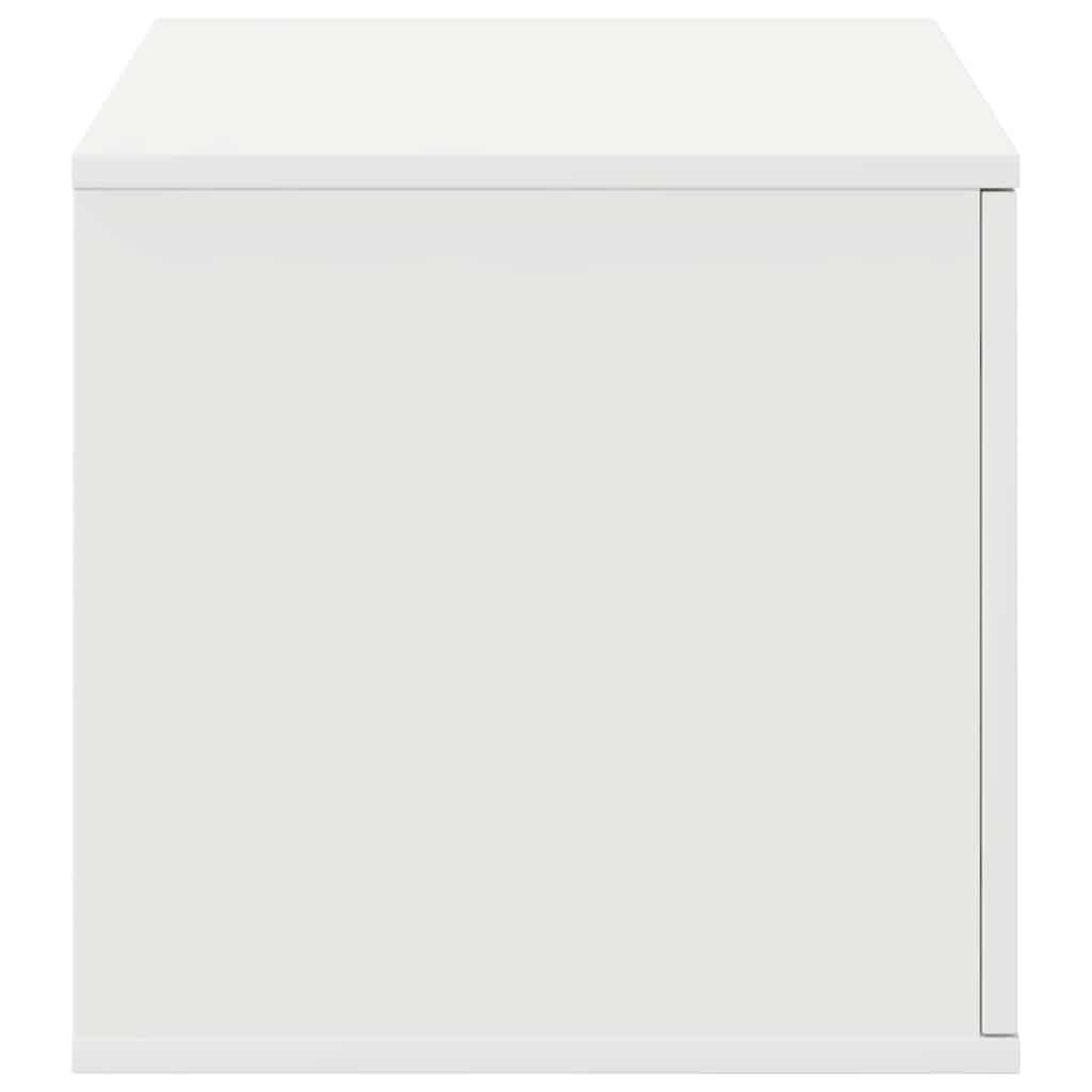 Uzglabāšanas skapji 2 gab. balti 118 x 41 x 40 cm apstrādāta koksne