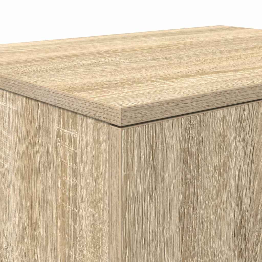 Oppbevaringsskap 2 pcs Sonoma ąžuolas 118 x 41 x 40 cm