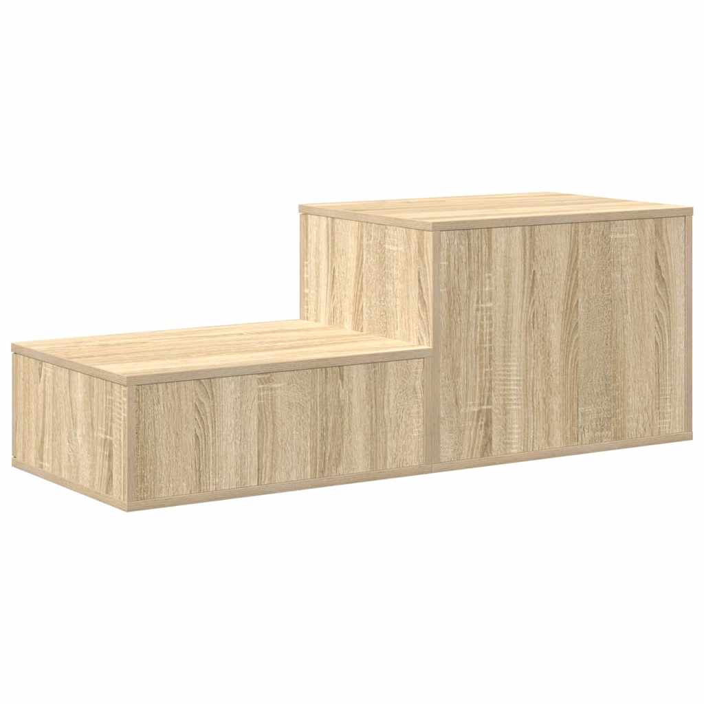 Oppbevaringsskap 2 pcs Sonoma ąžuolas 118 x 41 x 40 cm