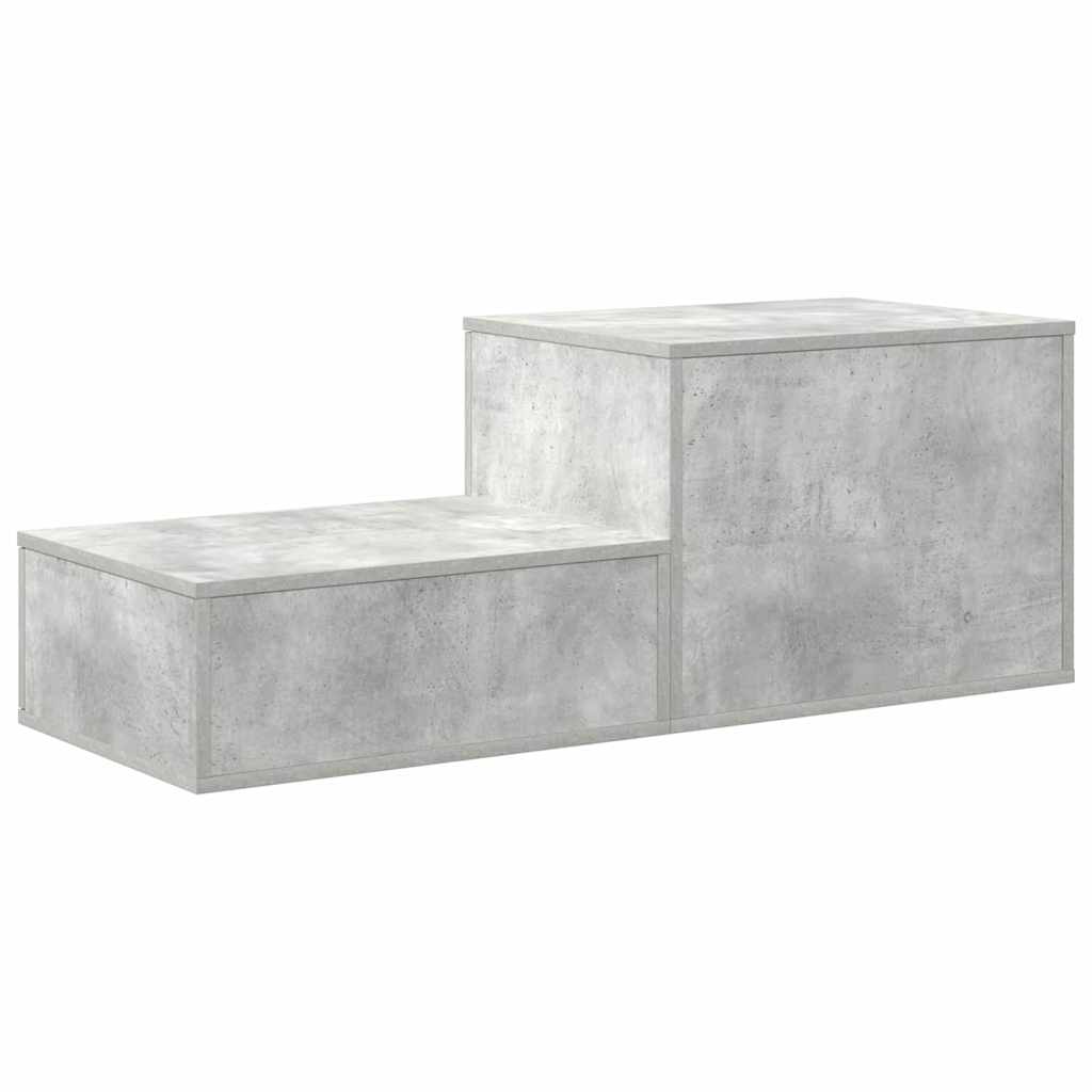 Oppbevaringsskap 2 pcs Betono pilka 118 x 41 x 40 cm